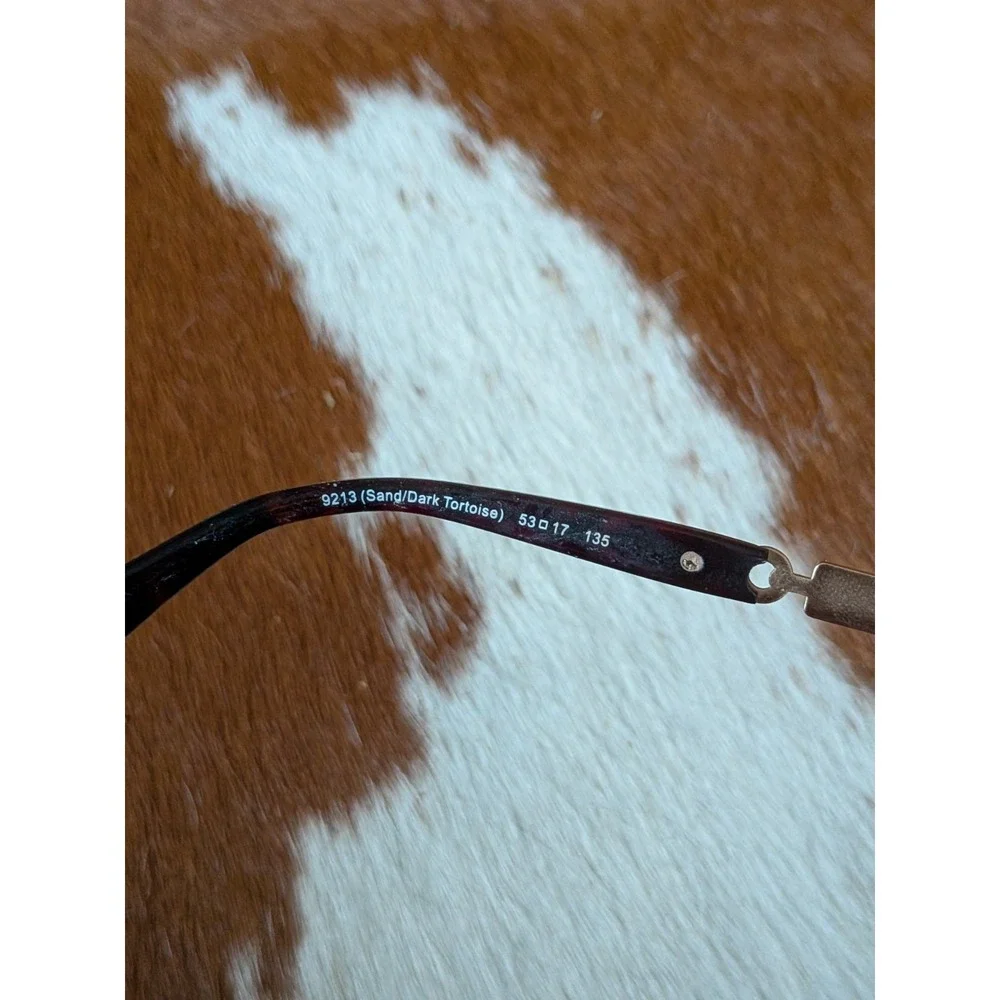 COACH HC5065 9213 Sand / Dark Tortoise Square Metal 53 mm Eyeglasses Frames